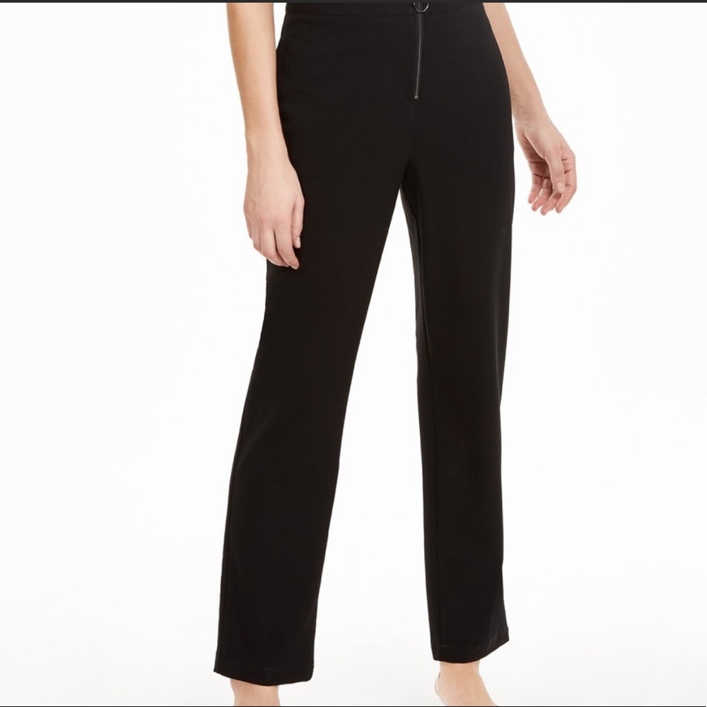 danielle bernstein/weworewhat zip up o ring slacks